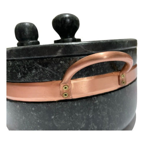 Panela De Pressão De Pedra Sabão 4 Litros